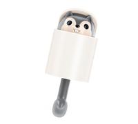 Alomejor Crochet Mural Multifonctionnel et Robuste en Forme D'écureuil Mignon, pour Suspendre des Vêtements et des Clés, pour Gagner de L'espace (GRAY)