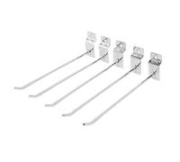 Alomejor Crochet pour Panneau perforé, Conception en Fer Durable, 50 Pièces, Cintre Mural à Lattes Multi-usage pour L'organisation de la Maison