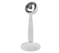 Alomejor Cuillère à café et Pilon à Double Usage en Acier Inoxydable pour Marc D', Facile à Nettoyer, pour la Maison et le Bureau, 5,7x2x1,4 Pouces