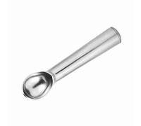 Alomejor Cuillère à Crème Glacée Antiadhésive en Alliage D'aluminium Durable, Antigel pour Magasin de Desserts, Argent Mat 7" (#3)