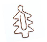 Alomejor Cute Paper Clips, Retro Christmas Style, 100 Pieces (Xmas Tree)