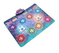 Alomejor Danse Mat 2 Joueur Dance Pad Interactive Niveaux Difficiles PE Tissu Plastic Mouvement Physique en Plastique, adapté à, 105,5 X 80 Cm