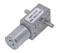 Alomejor DC 12V Reduction Motor, Double Shaft Durable Design (30RPM)