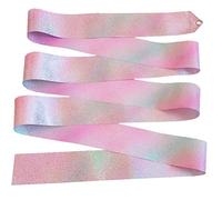 Alomejor de Bande de Soie de Gymnastique Rythmique pour Enfants Virevoltant pour la Danse Artistique, Bande de Soie de Gymnastique Scintillante de 2 M pour la Danse Artistique des Enfants, Couleur