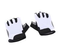 Alomejor de Cyclisme, de Vélo Demi-Doigts Rembourrés et Respirants avec Bandes Réfléchissantes et Feuilles de Traction pour Vélo de Route, VTT, Cyclisme, Fitness, Randonnée, (S)