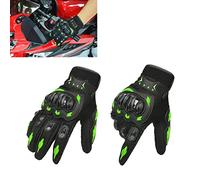 Alomejor de Cyclisme en Plein Air, de Moto Respirants et Confortables avec Résistance aux Chutes et Conception Anti-Impact à 4 Doigts, pour Le Cyclisme, Les Sports de Moto (L)