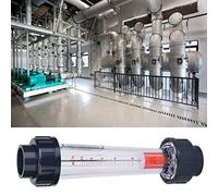 Alomejor Débitmètre de Liquide - Instruments de Mesure Précis du Débit de Type Tube de 1 à 10 M³/H pour la des Liquides - Plastique ABS Durable, 290 X 70 X 70 Mm