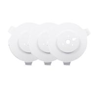 Alomejor Deco M9 Plus Support Mural Robuste pour Système WiFi Peu Encombrant à Brancher pour Usage Domestique Plastique Blanc 1 Paquet (3PCS)