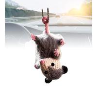 Alomejor Décoration D'arbre de Cintre de Voiture Possum Magnifique et Ludique pour les Amateurs de Voyage, Matériau Acrylique (A)