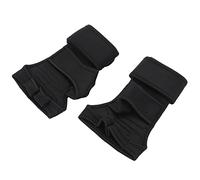 Alomejor D'entraînement pour Haltérophilie, Protège-Mains avec Bande élastique pour Tractions et Exercices Abdominaux, en Nylon siliconé Léger et Confortable. (XL)