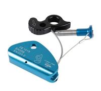 Alomejor Descendeur d'escalade Butée autobloquante Alpinisme Mousqueton Attache pour Corde