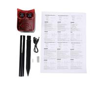 Alomejor Détecteur de Mouvement Solaire avancé, Lumière D'alarme 129dB, Lumière Clignotante D'avertissement, Longue Durée de Vie de la Batterie pour Patio, Grange, Poulailler, étanche IP55