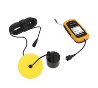 Alomejor Détecteur de Profondeur de Poisson Portable avec écran LCD, Détecteur de Poisson Portatif pour Kayak, Bateau de Pêche, Sondeur Portable à Fréquence Coulable