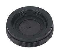 Alomejor Diaphragme à Iris pour équipement Optique, Ouverture Réglable de 1.5mm à 25mm ID 55mm OD, Alliage D'aluminium Durable