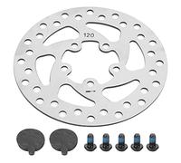 Alomejor Disque de Frein E-Scooter, Frein a Disque Plaquettes en Acier Inoxydable 120 Mm 5 Trous pour Scooter électrique M365/PRO/PRO2