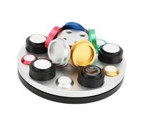Alomejor Disque D'huile Métallique Professionnel à 5 Trous pour Une Lubrification Facile des Montres, Idéal pour Les Réparateurs