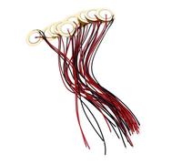 Alomejor Disques Piézo Haute sensibilité 35mm, 15 Pièces, pour Guitare électrique Acoustique, ukulélé, Matériau en Laiton