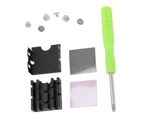 Alomejor Dissipateur Thermique SSD M.2 de Conception Pratique pour Ordinateur de Bureau et Ordinateur Portable, Coussin Thermique avancé, Dissipateur en Alliage D'aluminium MG pour