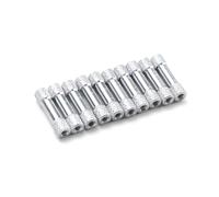 Alomejor Dissipation Thermique M3 18 Mm Colonnes Rondes en Aluminium argenté pour la stabilité du Cadre du Drone, Lot de 10 Entretoises en Aluminium pour Avions Rc Mark 4 5/6/7" (25mm)