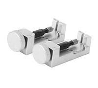 Alomejor Dissolvant de Bracelet de Montre, Outil Réglable, Acier allié Durable pour Kits de Réparation de Montres, Rouge et Noir 2 Pièces (Silver)