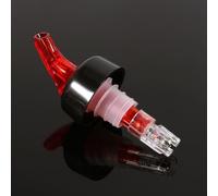 Alomejor Distributeur D'alcool en Plastique de qualité Alimentaire, Verseur de Bouteille de Mesure de Take/Attempt de 30ml pour les Clubs et les Fêtes Rouge (rouge)