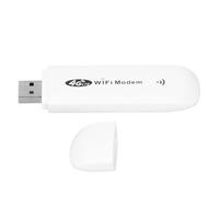 Alomejor Dongle de Modem WiFi Compact 4G LTE, Routeur Mobile pour Voiture avec Emplacement SIM pour Réseau en Déplacement