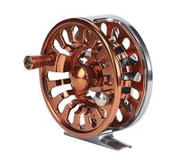 Alomejor Double Couleur 5/6 Moulinets à Mouche CNC Usiné en Alliage D'aluminium 3 Roulement Roue de Pêche à la Mouche pour L'extérieur