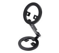 Alomejor Double Support de Téléphone Magnétique, Support Pliable en Aluminium Réglable à 360 ° avec Aimant Puissant pour Salle de Sport de Voiture