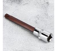 Alomejor Douille de Tête, Douille d'arbre de Transmission Durable pour Outil de Démontage de Culasse, Entraînement 1/2", Adaptée à Divers Modèles de Moteurs