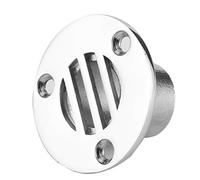 Alomejor Drain de Plancher de Pont en Acier Inoxydable 316 Drainage de Pont 22 Mm 7 8 Pouces ou 25 Mm 1 Pouce Conception Compacte Polie Miroir pour Bateau Yacht Bateau de Pêche Matériel Marin (22MM)