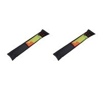 Alomejor Drapeaux d'Arbitre Football 4pcs Set, Drapeaux de Ligne en Acier Inoxydable avec Poignée Éponge et Sac de Rangement - Accessoire Officiel pour Matchs de Foot Professionnel et Amateur