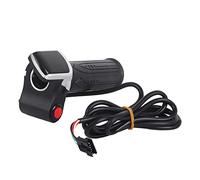 Alomejor E Bike Throttle Grip LCD Affichage de la quantité électrique avec Interrupteur EBike Vitesse Gouvernant la Poignée des Gaz 6 Cœurs (36V)