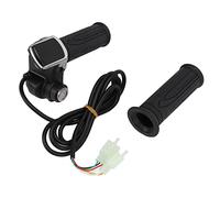 Alomejor Ébikes Grip Grip Electric Bike Librottle 24V Twisttle Twisttle pour Les Vélos avec Une clé d'alimentation LED Contrôle Lisse Facile à Utiliser pour Les Petits Véhicules électriques