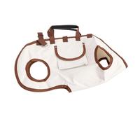 Alomejor Écharpe de Transport Portable en Nylon avec Laisse pour Chien, écharpe Respirante pour Petits Chiens et Chats, Sangle Réglable pour Voyage et Randonnée (L)