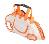 Alomejor Écharpe de Transport Portable en Nylon avec Laisse pour Chien, écharpe Respirante pour Petits Chiens et Chats, Sangle Réglable pour Voyage et Randonnée (M)