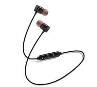 Alomejor Écouteurs de Sport Bluetooth, écouteurs Intra-Auriculaires sans Fil avec Réduction du Bruit pour Les Sports de Plein Air, Noir ou Rouge, 1 Paire (Black)