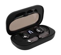 Alomejor Écouteurs de Traduction Bluetooth 5.4, Réduction Avancée du Bruit, Casque de Traduction Linguistique pour L'apprentissage en Voyage d'affaires, sans Fil, 2 Unités (Black)