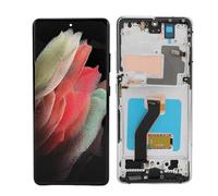 Alomejor Écran de Remplacement HD pour S21 Ultra 5G G998B EU 6,8 Pouces avec Cadre D' Digitales et Outils de Réparation pour L'assemblage de L'écran du Téléphone, Idéal en Cas de Couleur