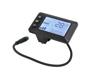 Alomejor Écran de Vélo électrique, écran Intelligent avec Conception Résistante à la Pluie à 5 Cœurs et Contrôle Précis de la Vitesse, avec Câble de Connecteur à 5 Broches, pour Pièces