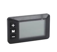 Alomejor Écran LCD pour Vélo électrique, Panneau LCD étanche ABS avec Alerte de Vitesse et de Batterie en Temps Réel, Panneau d'affichage pour Scooter électrique pour Les Cyclistes, Motos, Scooters