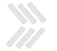 Alomejor Écrou de Guitare en Os de Bétail, Rehausseur de Son Durable pour Mandoline Folk, 1/3/6/10 Pièces, 2.0x0.2x0.4 Pouces, Joueurs (6PCS)