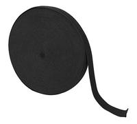 Alomejor Elastic Band for Sewing, 15MM Width, White (BLACK #14)