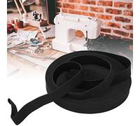 Alomejor Elastic Band for Sewing, 15MM Width, White (BLACK #15)