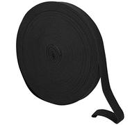 Alomejor Elastic Band for Sewing, 15MM Width, White (BLACK #15)