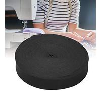 Alomejor Elastic Band for Sewing, 15MM Width, White (BLACK #16)