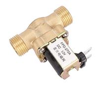 Alomejor Électrovanne en Laiton, Interrupteur D’arrivée D’eau G1/2, pour | Dureté élevée, résistance à la corrosion, action sensible, température de fonctionnement 0 ~ 85 °C