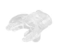 Alomejor Embout Buccal de Plongée, Remplacement du Régulateur Universel en Silicone de qualité Alimentaire Transparent avec Une Morsure de Confort pour la Plongée en Apnée et la Plongée