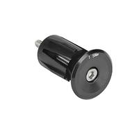 Alomejor Embouts de Guidon,élégant Capuchons en Alliage d'aluminium Noir protège-Manette for VTT Route Ville Cyclistes urbains Loisirs