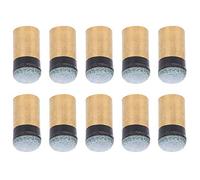 Alomejor Embouts de Queue de Billard, 2 Tailles, Embouts de Vis de Rechange en Cuir de Bétail Artificiel de Haute qualité avec Filetage Solide pour le Contrôle des Boules de Billard (12MM)