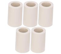 Alomejor Embouts de Queue de Billard 40 Pièces, Tubes D'outils de Réparation de Tiges de Bâton en Fiber Blanche avec Une Conception Facile à Utiliser, pour Accessoires de Billard (12MM 0,8 Pouces)